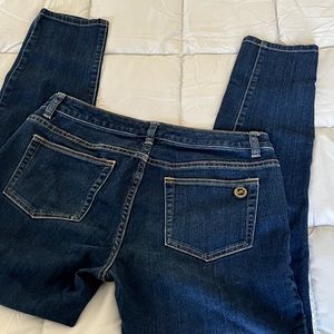Michael Kors jeans- slim fit throughout leg…nice mid-dark blue hue.